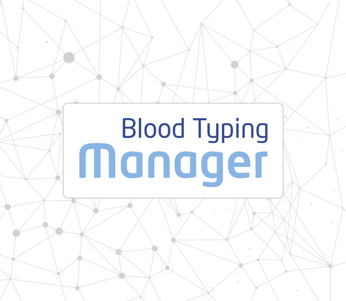 Blood Typing Manager Software